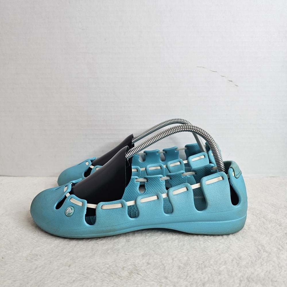 Crocs Slip On Ballerina Ballet Shoes Women's Size US 9 Slip On Blue